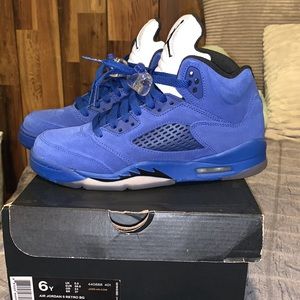 Nike Jordan 5 retro GAME ROYAL Sneakers & Hoodie Set